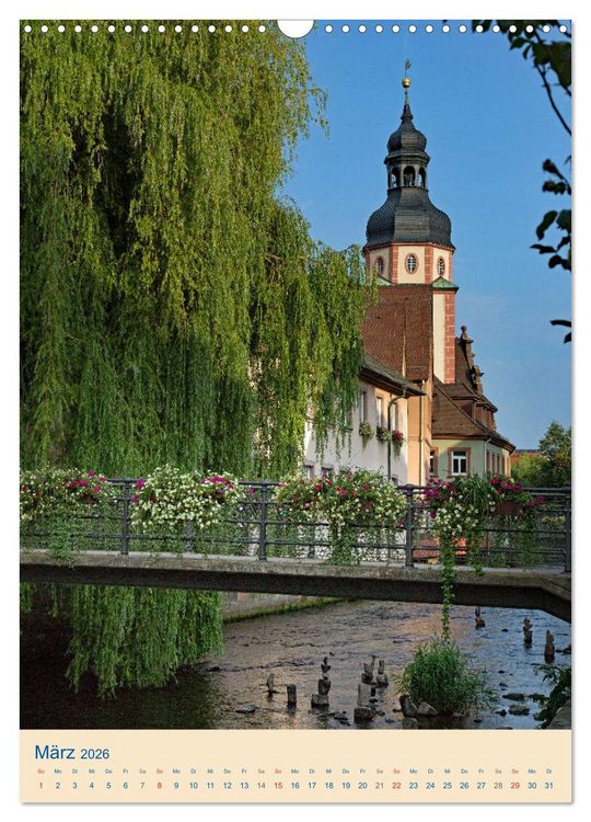 Produktbild: ETTLINGEN (Wandkalender 2026 DIN A3 hoch), CALVENDO Monatskalender
