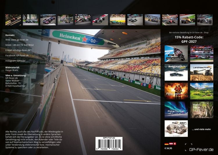 Produktbild: Formel 1 - Grand Prix - 2027 - F1 Kalender DIN A2