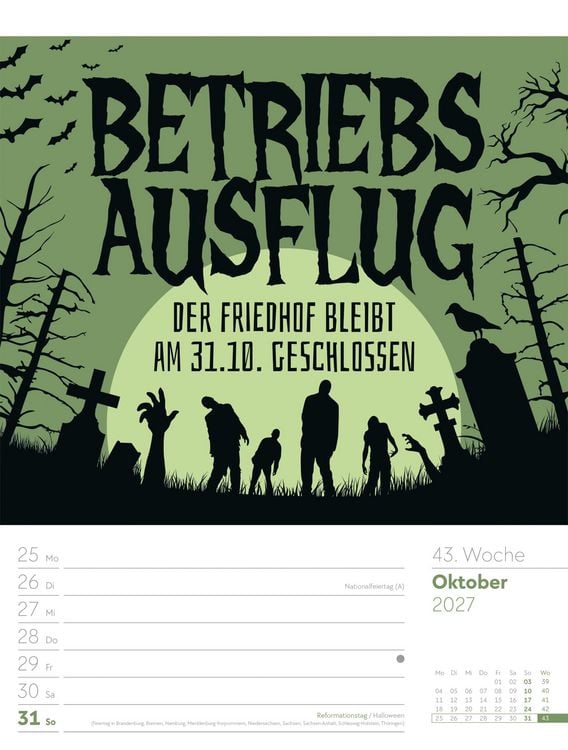 Produktbild: Klartext Spr&uuml;chekalender Wochenplaner 2027