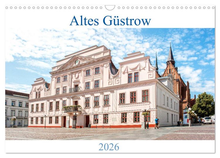 Produktbild: Altes G&uuml;strow (Wandkalender 2026 DIN A3 quer), CALVENDO Monatskalender