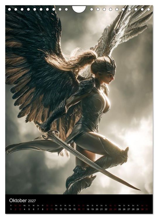 Produktbild: Gothic Angels (Wandkalender 2027 DIN A4 hoch), CALVENDO Monatskalender