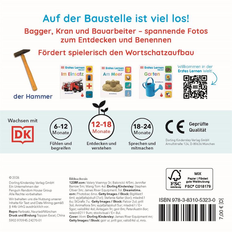Produktbild: Erstes Lernen Pocket. Baustelle