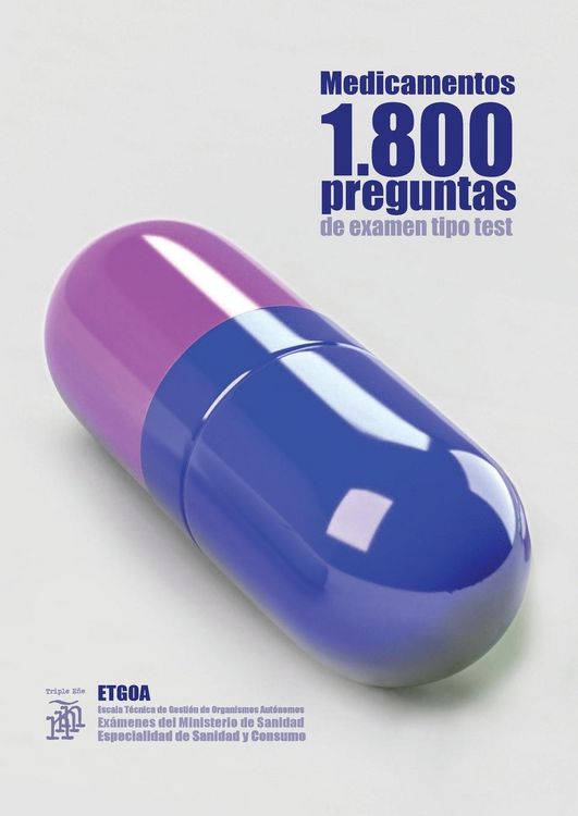 Produktbild: Medicamentos 1800 preguntas de examen tipo test