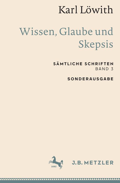 Produktbild: Karl L&ouml;with: Wissen, Glaube und Skepsis