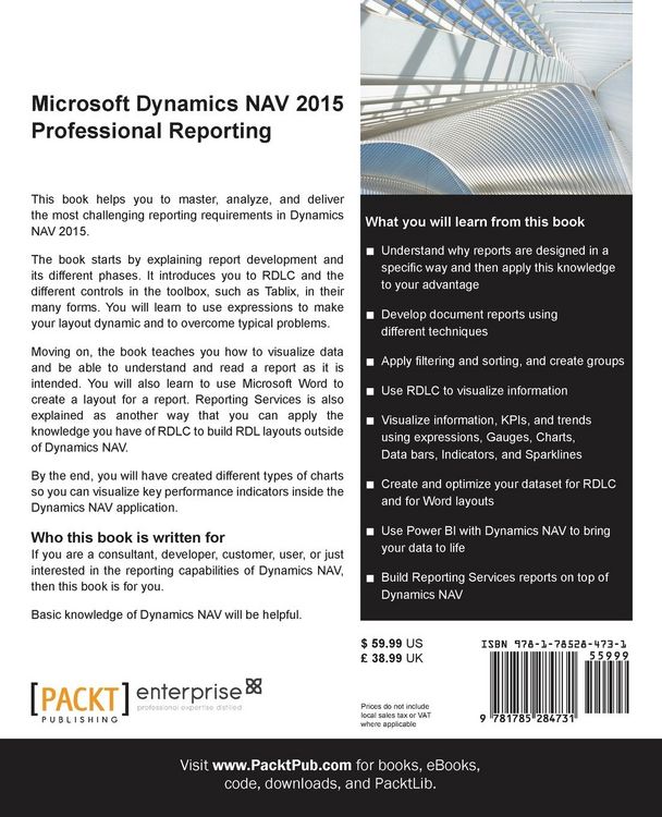 Produktbild: Microsoft Dynamics NAV 2015 Professional Reporting