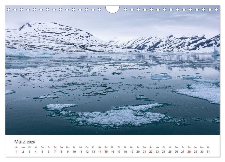 Produktbild: Naturparadies Svalbard (Wandkalender 2026 DIN A4 quer), CALVENDO Monatskalender