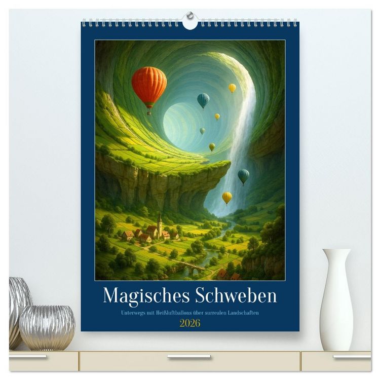 Produktbild: Magisches Schweben (hochwertiger Premium Wandkalender 2026 DIN A2 hoch), Kunstdruck in Hochglanz