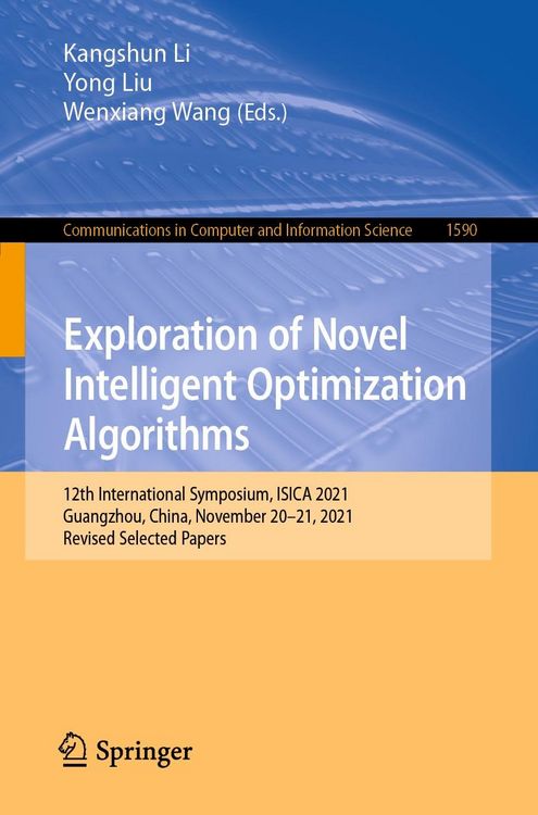Produktbild: Exploration of Novel Intelligent Optimization Algorithms