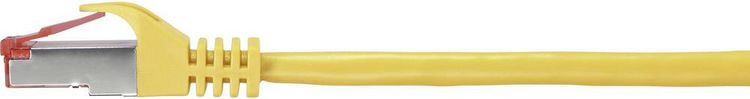 Produktbild: Renkforce RF-5372560 RJ45 Patchkabel CAT 6 S/FTP 3.00 m Gelb mit Rastnasenschutz, vergoldete Steckkontakte, Flammwidrig 1 St.