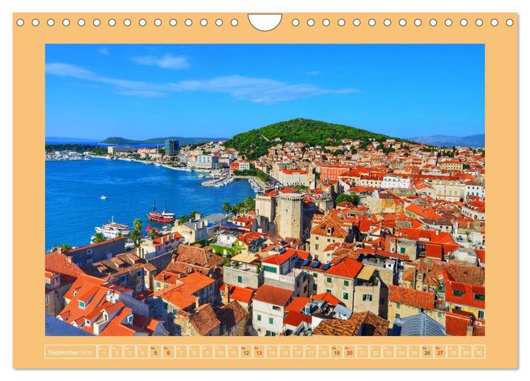 Produktbild: SPLIT Kroatien - Dalmatien (Wandkalender 2026 DIN A4 quer), CALVENDO Monatskalender