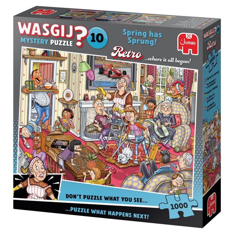 Produktbild: Wasgij Retro Mystery 10 - Endlich Fr&uuml;hling - Puzzle 1000 Teile