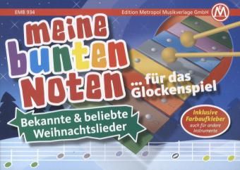 Produktbild: Meine bunten Noten - f&uuml;r das Glockenspiel, Weihnachtslieder