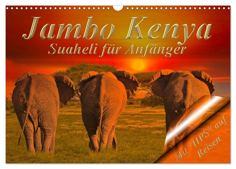 Produktbild: Jambo Kenya (Wandkalender 2026 DIN A3 quer), CALVENDO Monatskalender