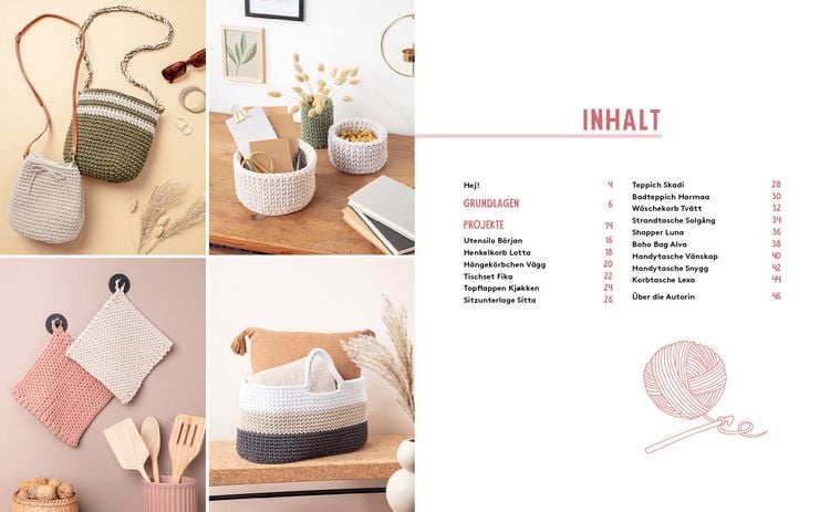 Produktbild: Hej. Mit Rope-Garn h&auml;keln super easy