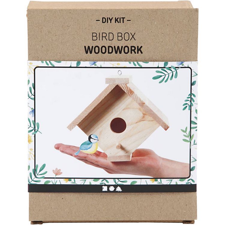 Produktbild: Creativ Company Vogelhaus, H 13 cm, T 14,5 cm, B 16 cm, 1 Stk