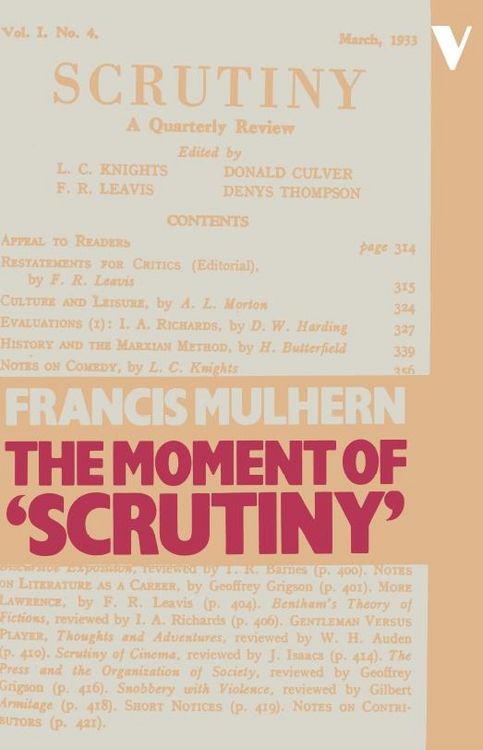 Produktbild: The Moment of "Scrutiny"