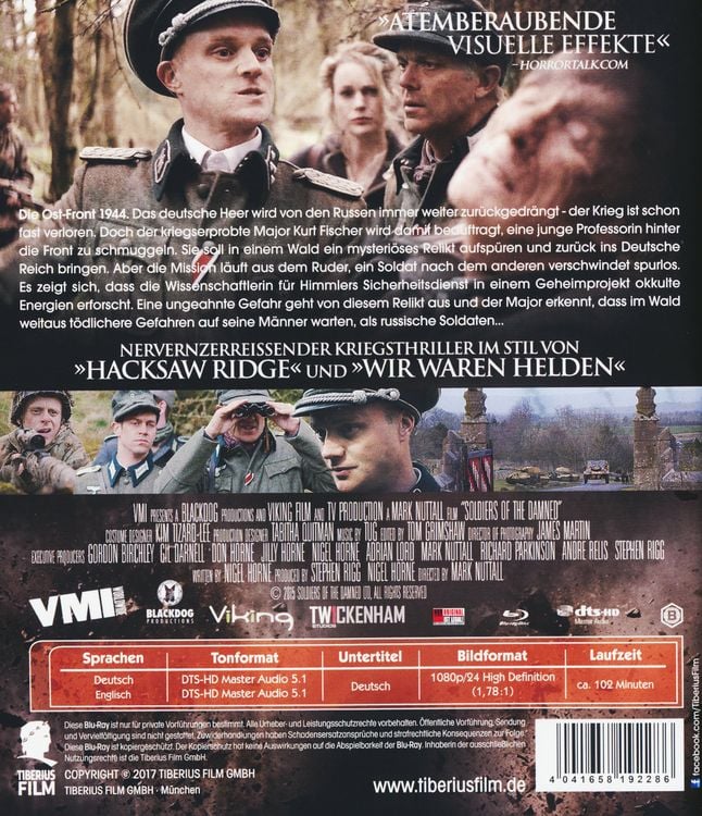 Produktbild: Die Verdammten - Soldiers of the Damned - Uncut