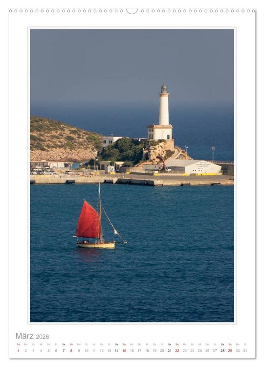 Produktbild: Ibiza und Formentera (Wandkalender 2026 DIN A2 hoch), CALVENDO Monatskalender