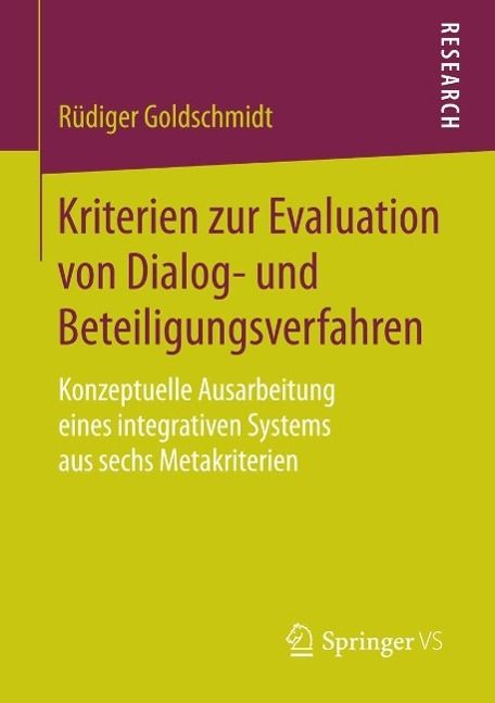 Produktbild: Kriterien zur Evaluation von Dialog- und Beteiligungsverfahren