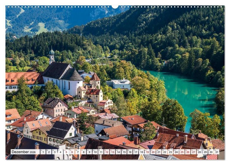 Produktbild: Die Romantische Strasse (Wandkalender 2026 DIN A2 quer), CALVENDO Monatskalender