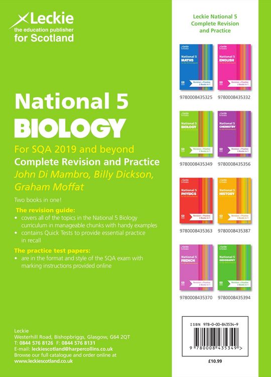 Produktbild: N5 BIOLOGY LECKIE COMPLETE R&P