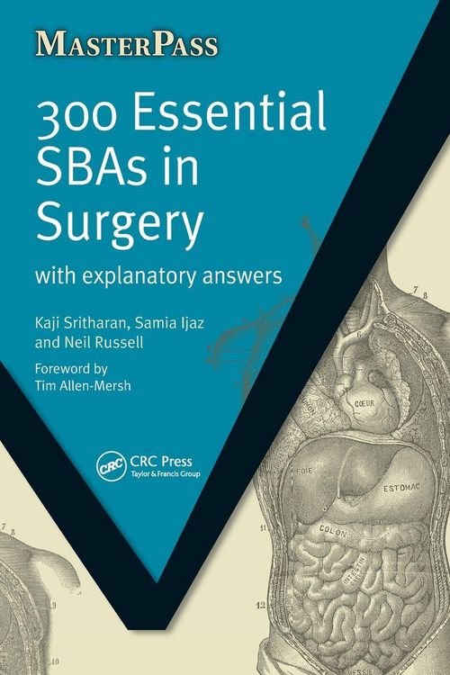 Produktbild: 300 Essential SBAs in Surgery