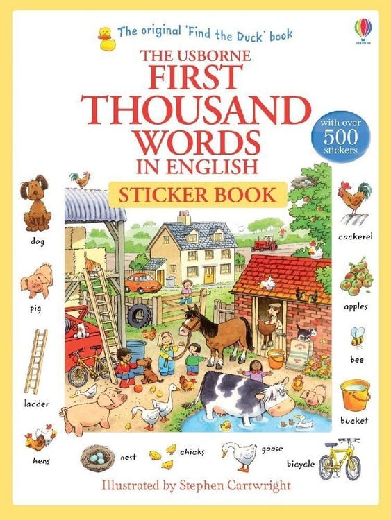 Produktbild: First Thousand Words in English Sticker Book