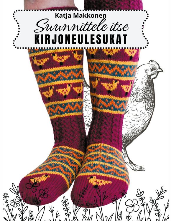 Produktbild: Suunnittele itse kirjoneulesukat