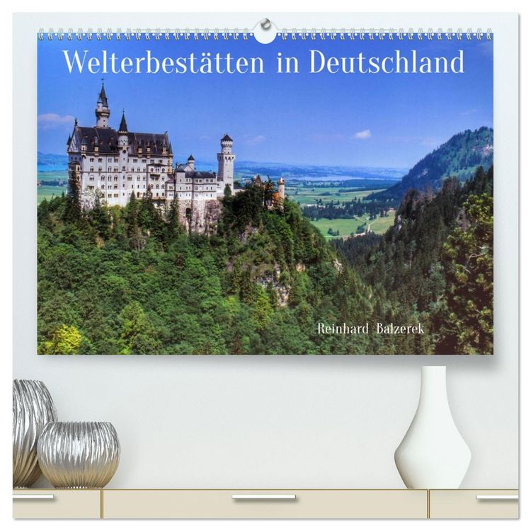 Produktbild: Welterbest&auml;tten in Deutschland (hochwertiger Premium Wandkalender 2026 DIN A2 quer), Kunstdruck in Hochglanz