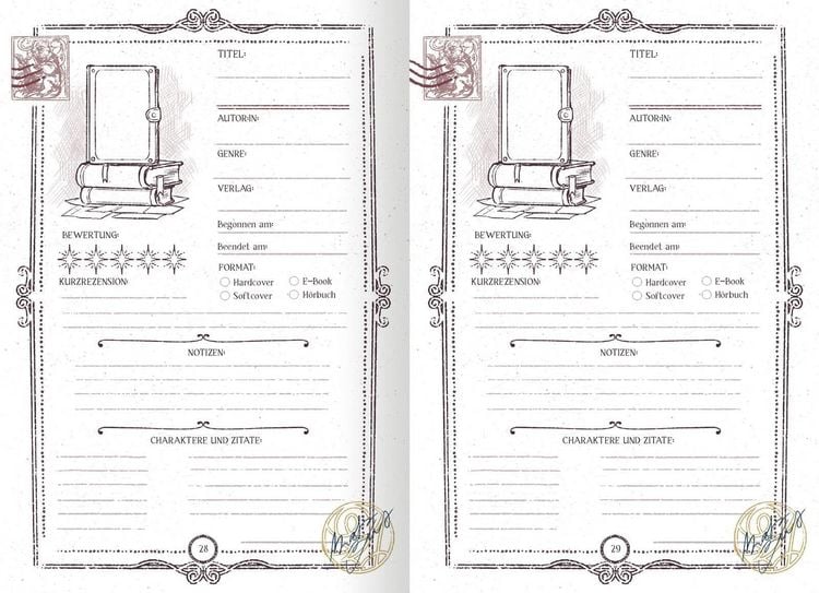 Produktbild: Reading Journal