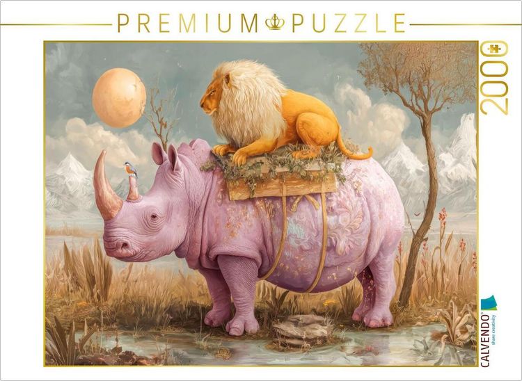 Produktbild: CALVENDO Puzzle Humorvolle Tiere | 2000 Teile Lege-Gr&ouml;&szlig;e 90x67cm Foto-Puzzle f&uuml;r gl&uuml;ckliche Stunden