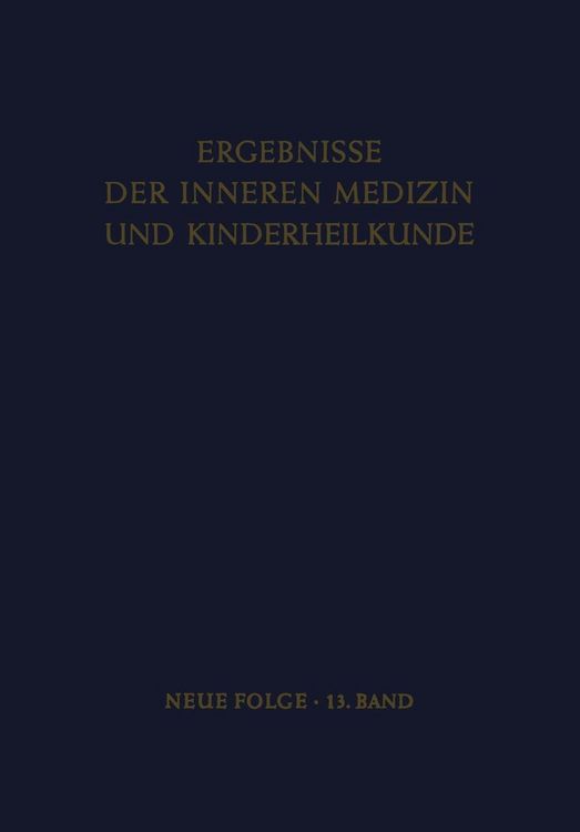 Produktbild: Ergebnisse der Inneren Medizin und Kinderheilkunde