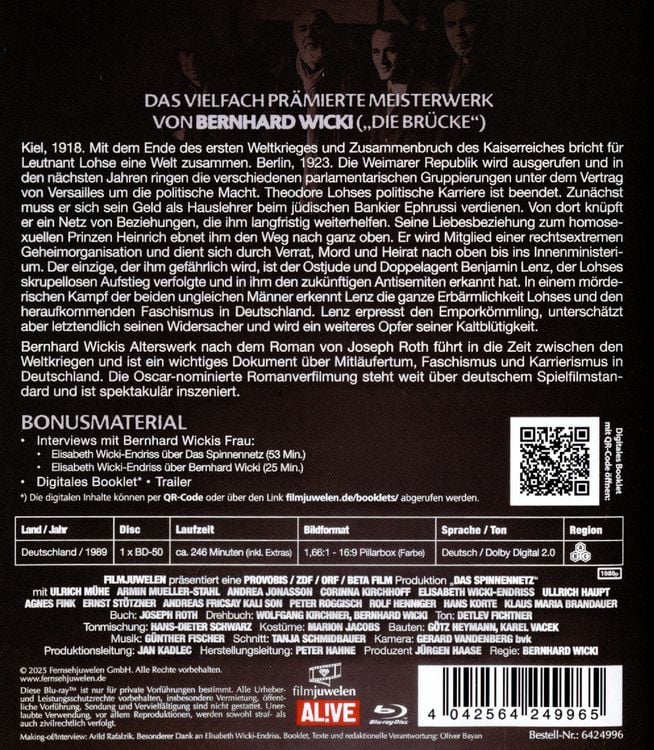 Produktbild: Das Spinnennetz (Neuauflage)