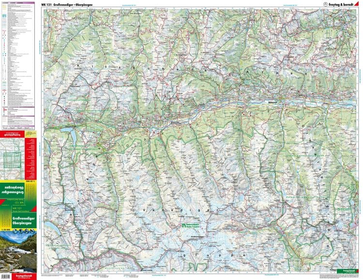 Produktbild: freytag & berndt Wanderkarte WK 121 Gro&szlig;venediger - Oberpinzgau 1:50.000