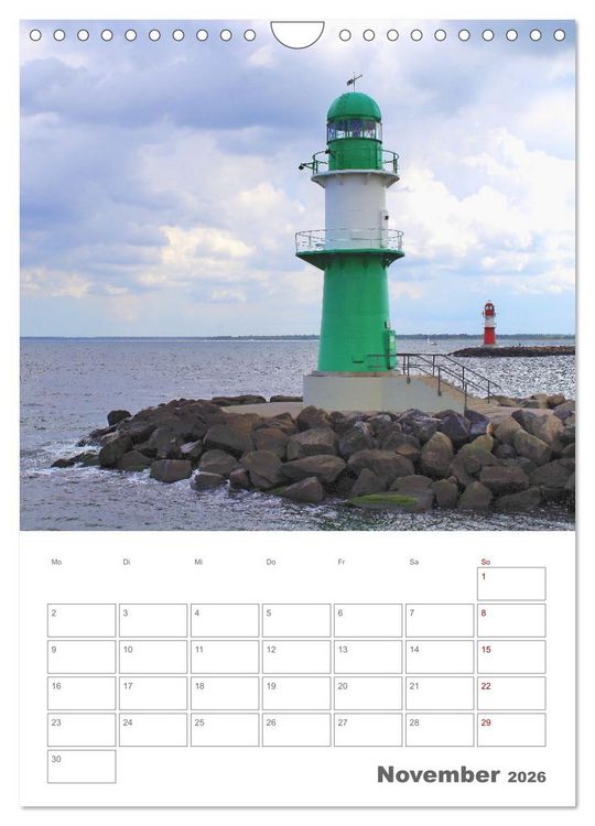 Produktbild: Mein Warnem&uuml;nde - Das moderne Ostseebad im Norden von Rostock (Wandkalender 2026 DIN A4 hoch), CALVENDO Monatskalender