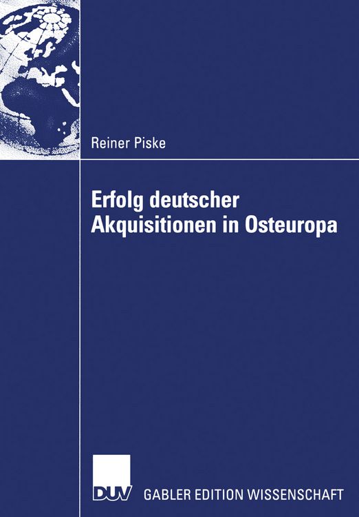 Produktbild: Erfolg deutscher Akquisitionen in Osteuropa