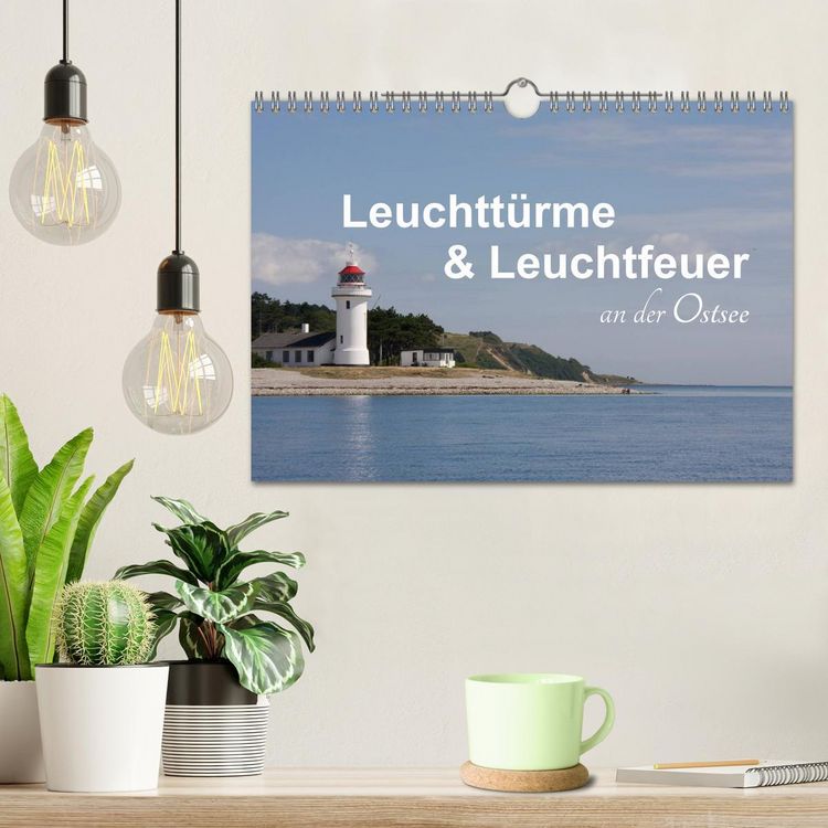 Produktbild: Leuchtt&uuml;rme und Leuchtfeuer an der Ostsee (Wandkalender 2026 DIN A4 quer), CALVENDO Monatskalender