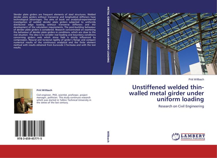 Produktbild: Unstiffened welded thin-walled metal girder under uniform loading