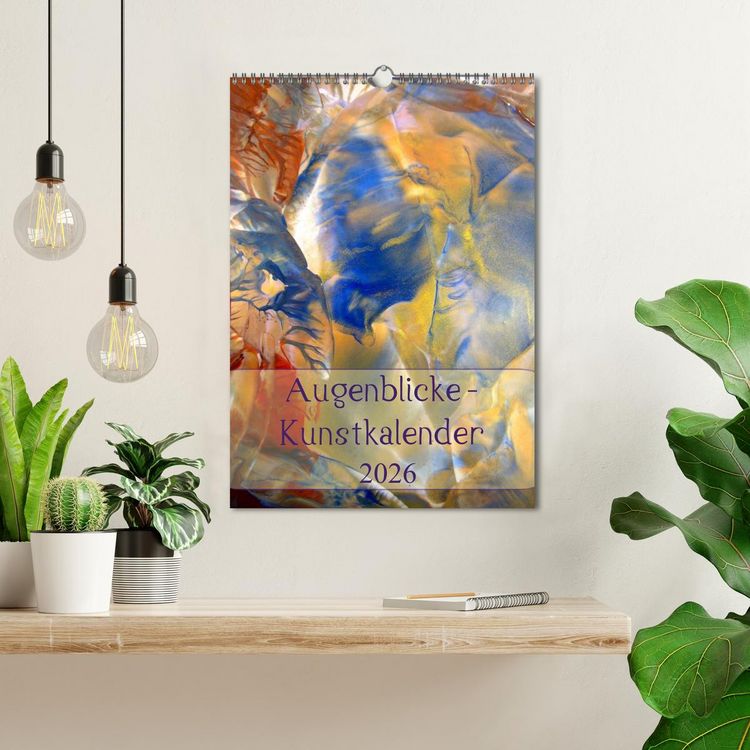 Produktbild: Augenblicke - Kunstkalender 2026 (Wandkalender 2026 DIN A3 hoch), CALVENDO Monatskalender