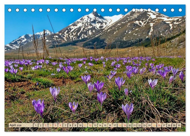 Produktbild: Abruzzen, vom Apennin bis an die Adria (Tischkalender 2026 DIN A5 quer), CALVENDO Monatskalender