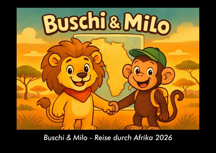 Produktbild: Buschi & Milo - Reise durch Afrika 2026 Fotokalender DIN A3