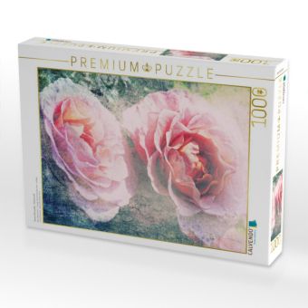 Produktbild: CALVENDO Puzzle Rosen Romantik - Sehnsucht | 1000 Teile Lege-Gr&ouml;&szlig;e 64x48cm Foto-Puzzle f&uuml;r gl&uuml;ckliche Stunden