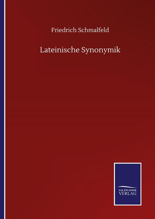 Produktbild: Lateinische Synonymik