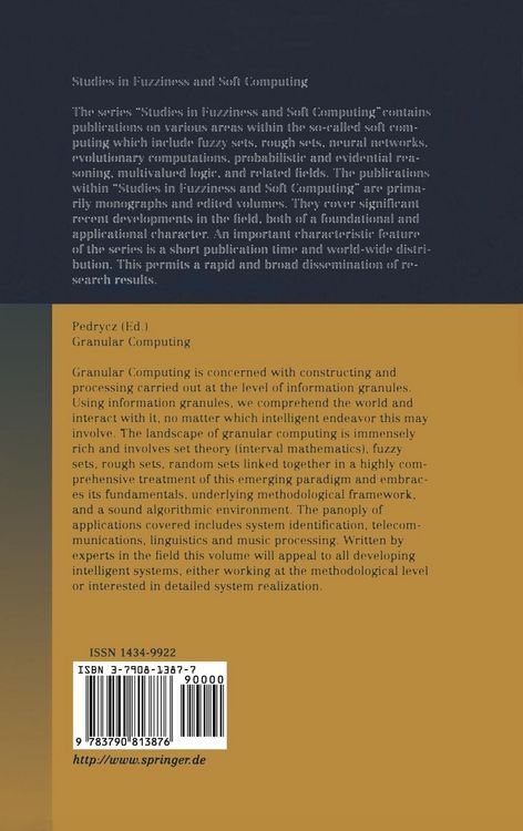 Produktbild: Granular Computing