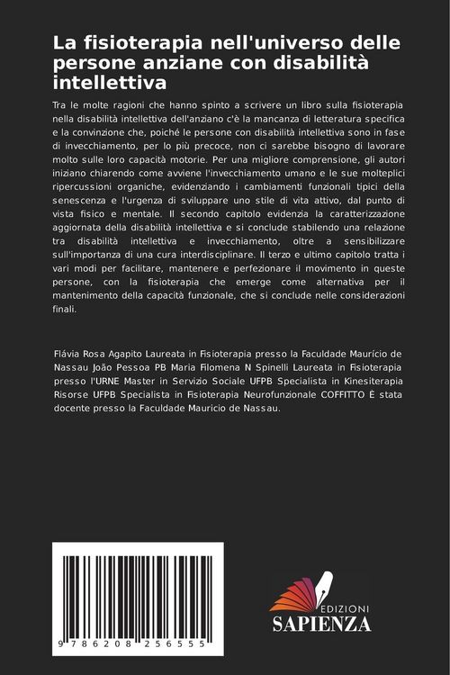 Produktbild: La fisioterapia nell'universo delle persone anziane con disabilit&agrave; intellettiva