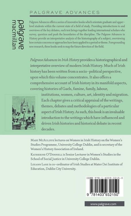Produktbild: Palgrave Advances in Irish History
