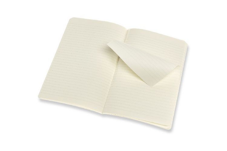 Produktbild: Moleskine Volant Large/A5, 2er Set, Liniert, Soft Cover, Vergissmeinnicht Blau, Bernsteingelb