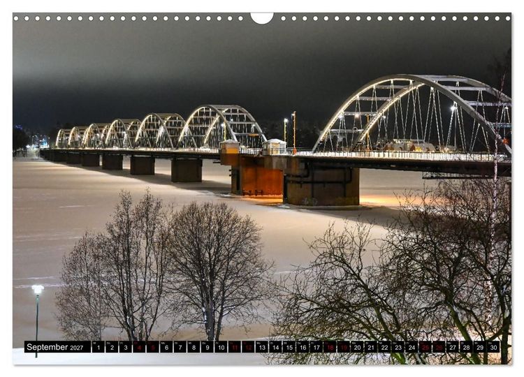 Produktbild: Lulea - Wintertraum in Schwedisch Lappland (Wandkalender 2027 DIN A3 quer), CALVENDO Monatskalender