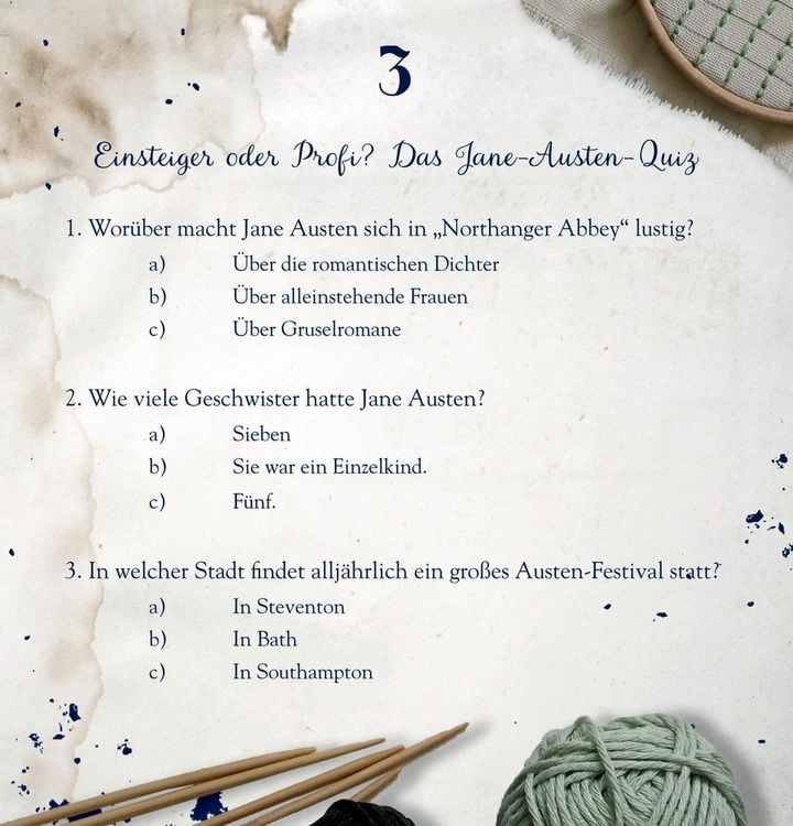 Produktbild: Zettelkalender - Weihnachten mit Jane Austen