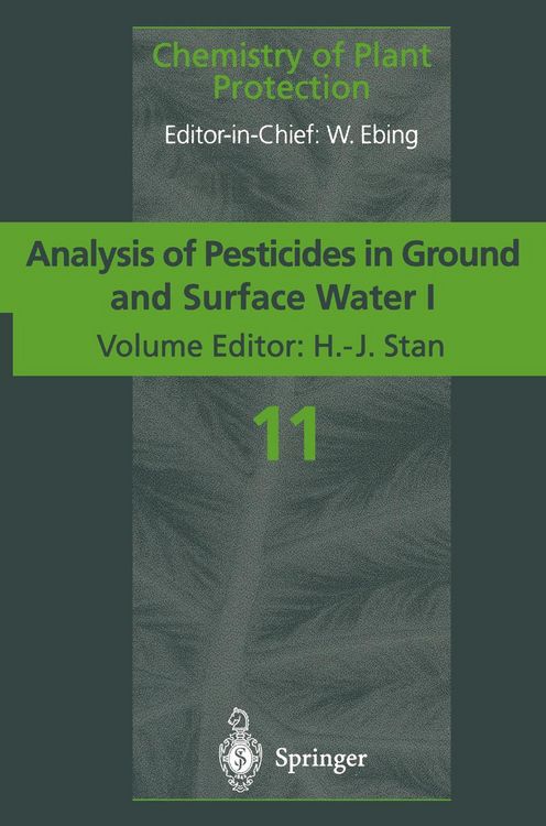 Produktbild: Analysis of Pesticides in Ground and Surface Water I